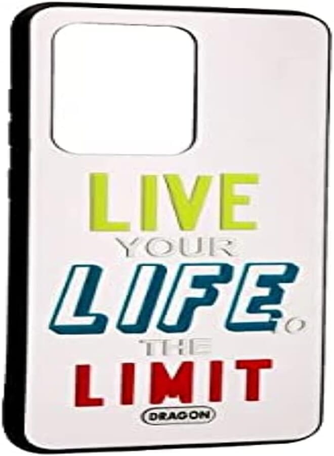 Dragon Mirror Back Cover Hard Slim Creative Case Live Your Life The Limit Desing For Samsung Galaxy S11, S20 Plus - Multi Color