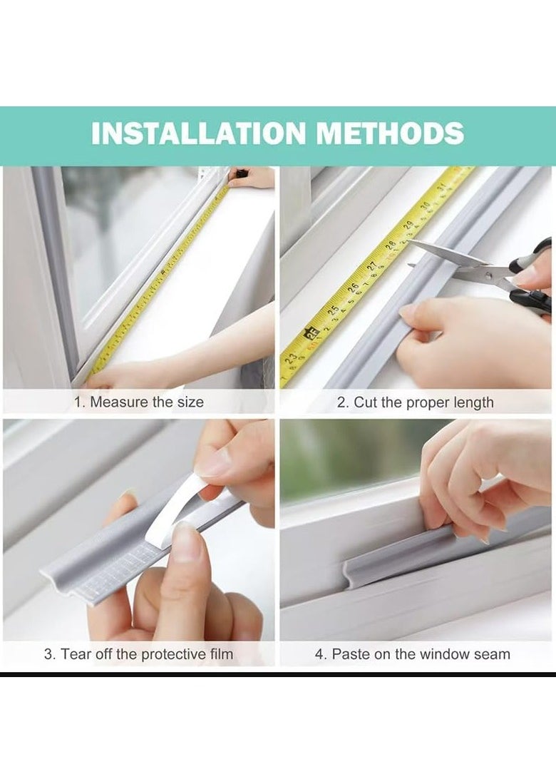 Oasisgalore Self-Adhesive Draft Excluder & Soundproof Seal Strip, 13.12Ft, for Windows & Doors  - Image 4