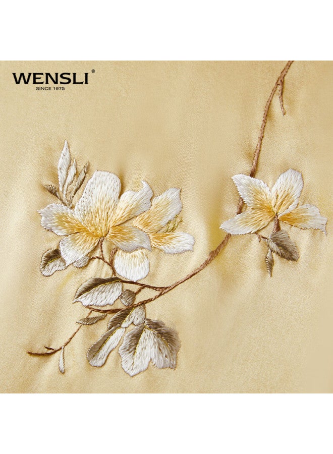 Wanshili Silk Scarf, Mulberry Silk, Women's Suzhou Embroidery, Long Scarf, Birthday Gift For Mom, Mother's Day Gift, Silk Scarf Gift Box - Image 4