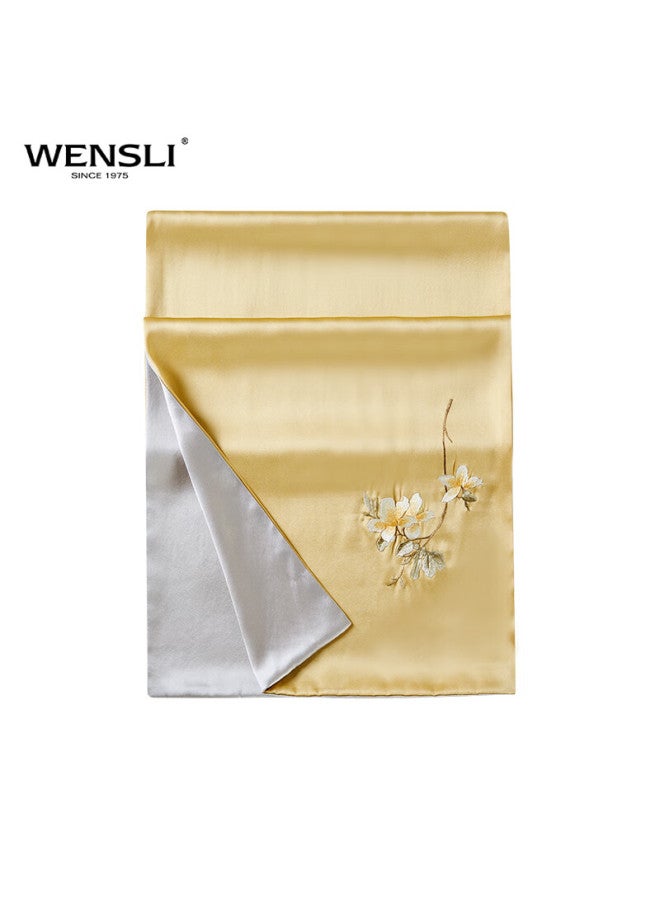 Wanshili Silk Scarf, Mulberry Silk, Women's Suzhou Embroidery, Long Scarf, Birthday Gift For Mom, Mother's Day Gift, Silk Scarf Gift Box - Image 2