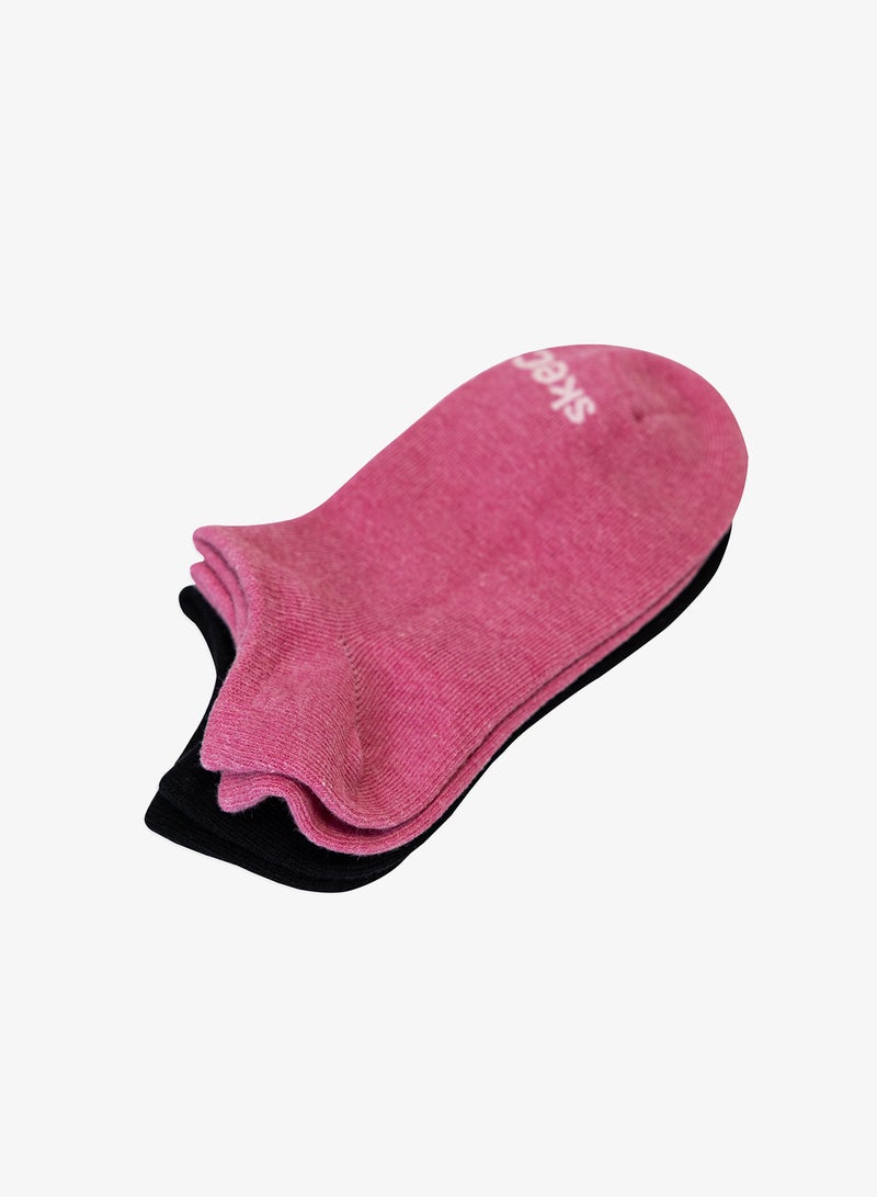 SKECHERS 3 Pack Non Terry No Show Socks - Image 2