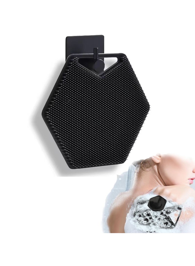 Body Scrubber Shower Brush Handheld Cleansing Skin Brush Removes Dead and Dry Skin Facial Cleansing Exfoliating Brush Bath Accessories for Women Men - Image 1