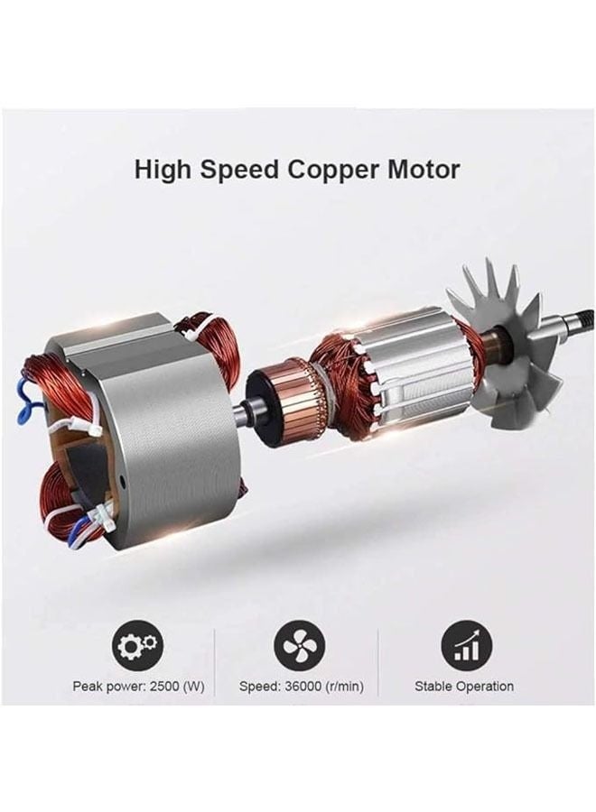 عربست 800g 3000W مطحنة الحبوب الكهربائية ، مطحنة رقيق للعشب ، التوابل ، الجوز ، الحبوب ، 30s طحن سريع ، 36000RPM - Image 4