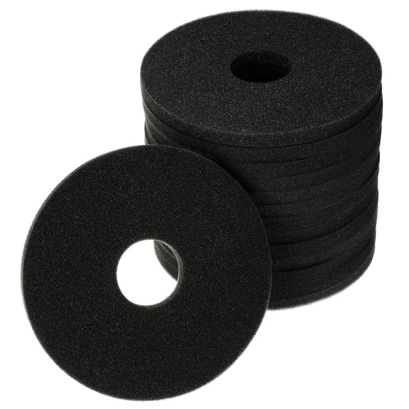 Treela Bar Rimmer Sponges Replacement Glass Rimmer Sponges Margarita Salt Rimmer Sponges Cocktail Glass Rimmer Sponges for Lime Juice Black16 Pieces