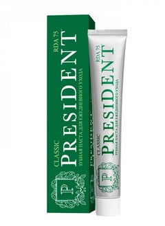 President President Classic Toothpaste 75ml – Complete Protection and Lasting Freshness  - Image 1