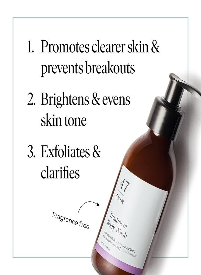 47 Skin غسول للجسم 47 لعلاج البشرة ومكافحة الشوائب وإصلاح الندبات، غني بـ Silver Chitoderm، مناسب لجميع أنواع البشرة، منظف للبشرة الصافية، 300 مل - Image 3