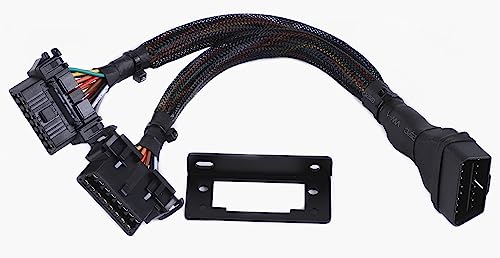 MITOB Underdash OBD2 Splitter Y Cable OBDII 1 Male to 2 Female Splitter 20awg Thick Wire - Image 2