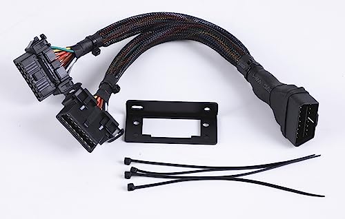 MITOB Underdash OBD2 Splitter Y Cable OBDII 1 Male to 2 Female Splitter 20awg Thick Wire - Image 3