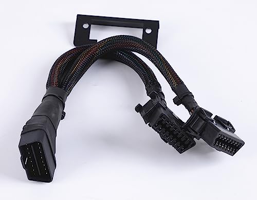 MITOB Underdash OBD2 Splitter Y Cable OBDII 1 Male to 2 Female Splitter 20awg Thick Wire - Image 5
