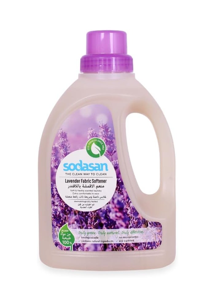 sodasan 100% Natural Lavender Fabric softener 750ml - Image 1