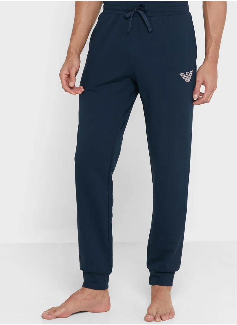 EMPORIO ARMANI Logo Cuffed Sweatpants
