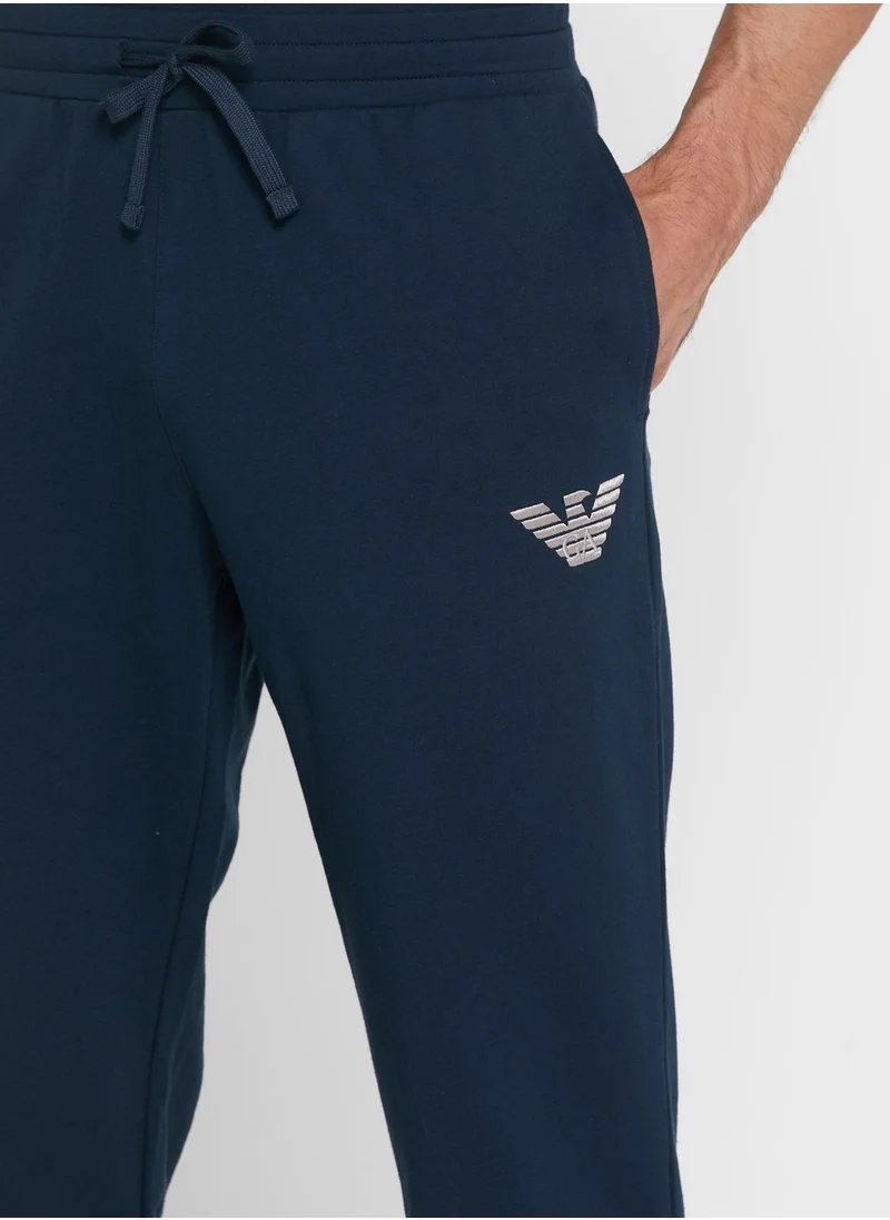 EMPORIO ARMANI Logo Cuffed Sweatpants