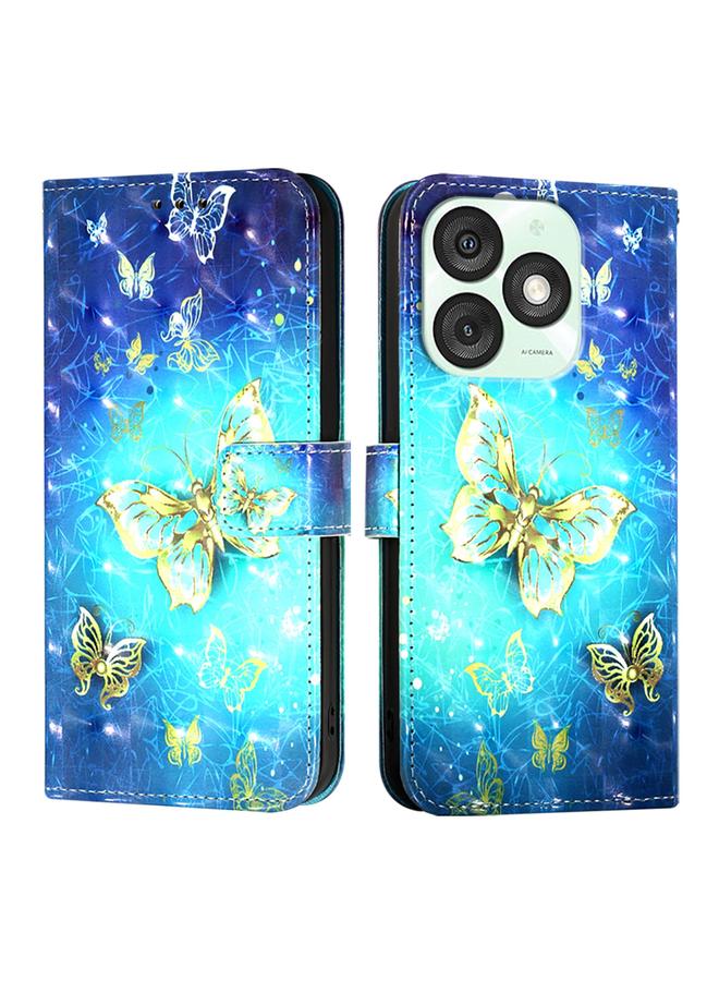 S-TOP Case For Itel A50 3D Painting Horizontal Flip Leather Phone Case - Image 2