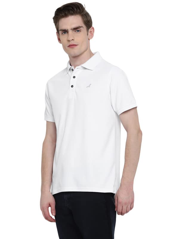 AMERICAN CREW Kooltex Polo T-Shirt for Men (AC648-M_White) - Image 2