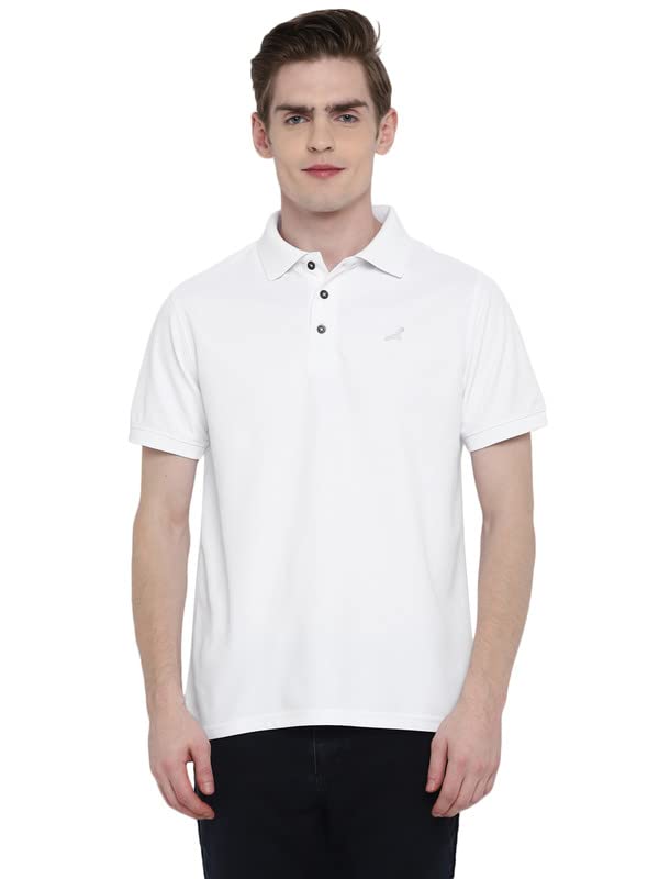 AMERICAN CREW Kooltex Polo T-Shirt for Men (AC648-M_White) - Image 1