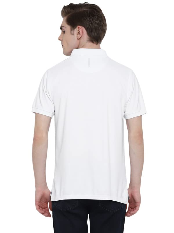 AMERICAN CREW Kooltex Polo T-Shirt for Men (AC648-M_White) - Image 3