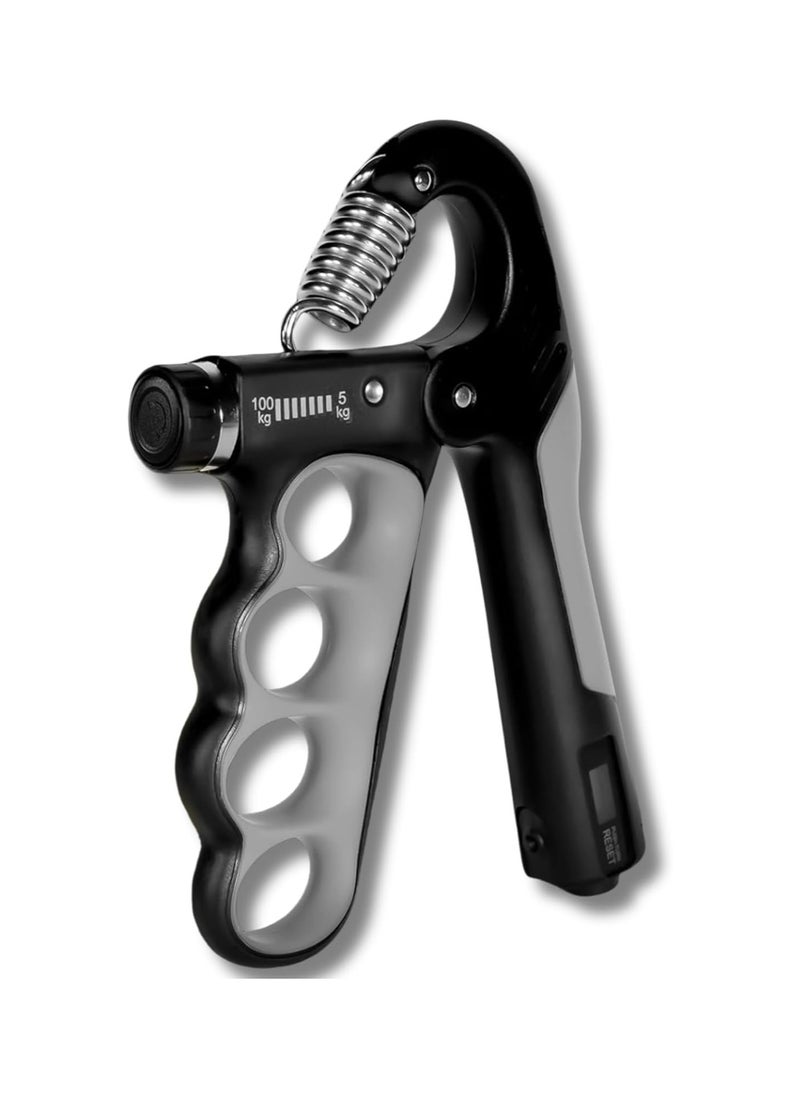YQbest Grip Strength Trainer, Adjustable Resistance Hand Gripper, Hand Exerciser with Counting for Muscle Building(5-100KG)  - Image 1