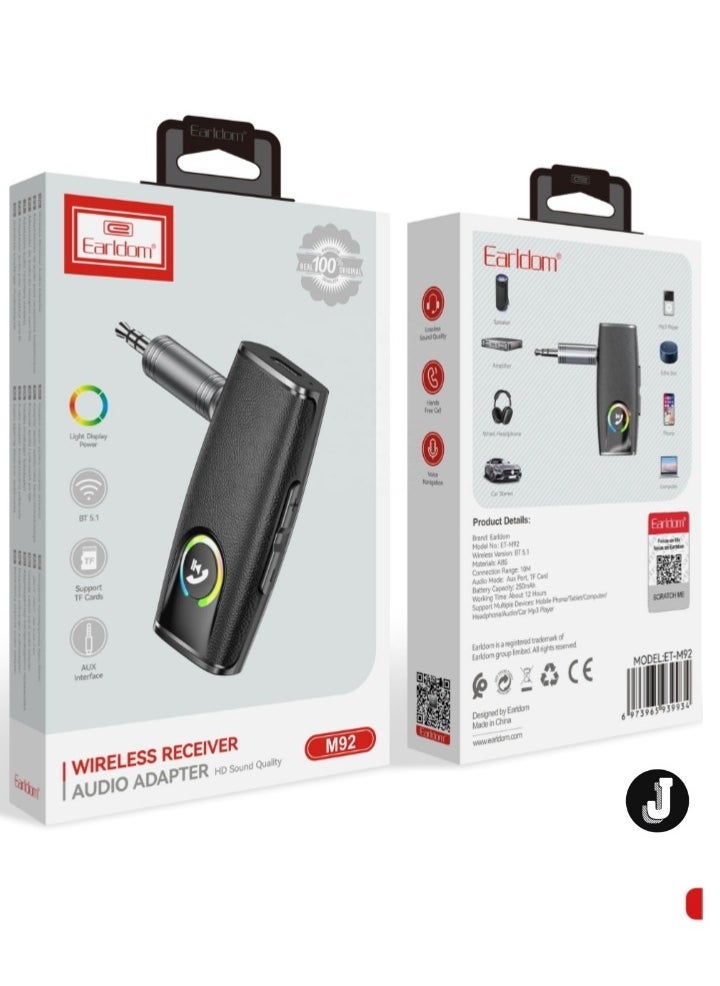 JAJEEK "Newest 2-in-1 Wireless Transmitter and Receiver – Bluetooth Audio Adapter for Wired Headphones, Car & Home Use" - Image 4