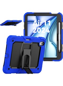 Best Choice Products For iPad Air 6th Generation Case 11 inch M2 2024,Heavy Duty Shockproof Protective Case with Pencil Holder for iPad Air 11 inch 2024 - Blue  - Image 1