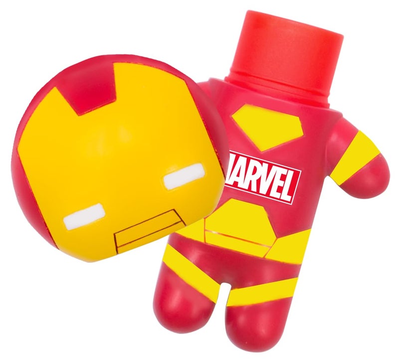 Lip Smacker Marvel Lip Balm Keychain, Clear & Glossy, Fun & Giftable, Cruelty Free - Iron Man - Image 2
