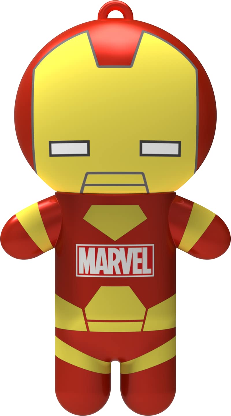 Lip Smacker Marvel Lip Balm Keychain, Clear & Glossy, Fun & Giftable, Cruelty Free - Iron Man - Image 1