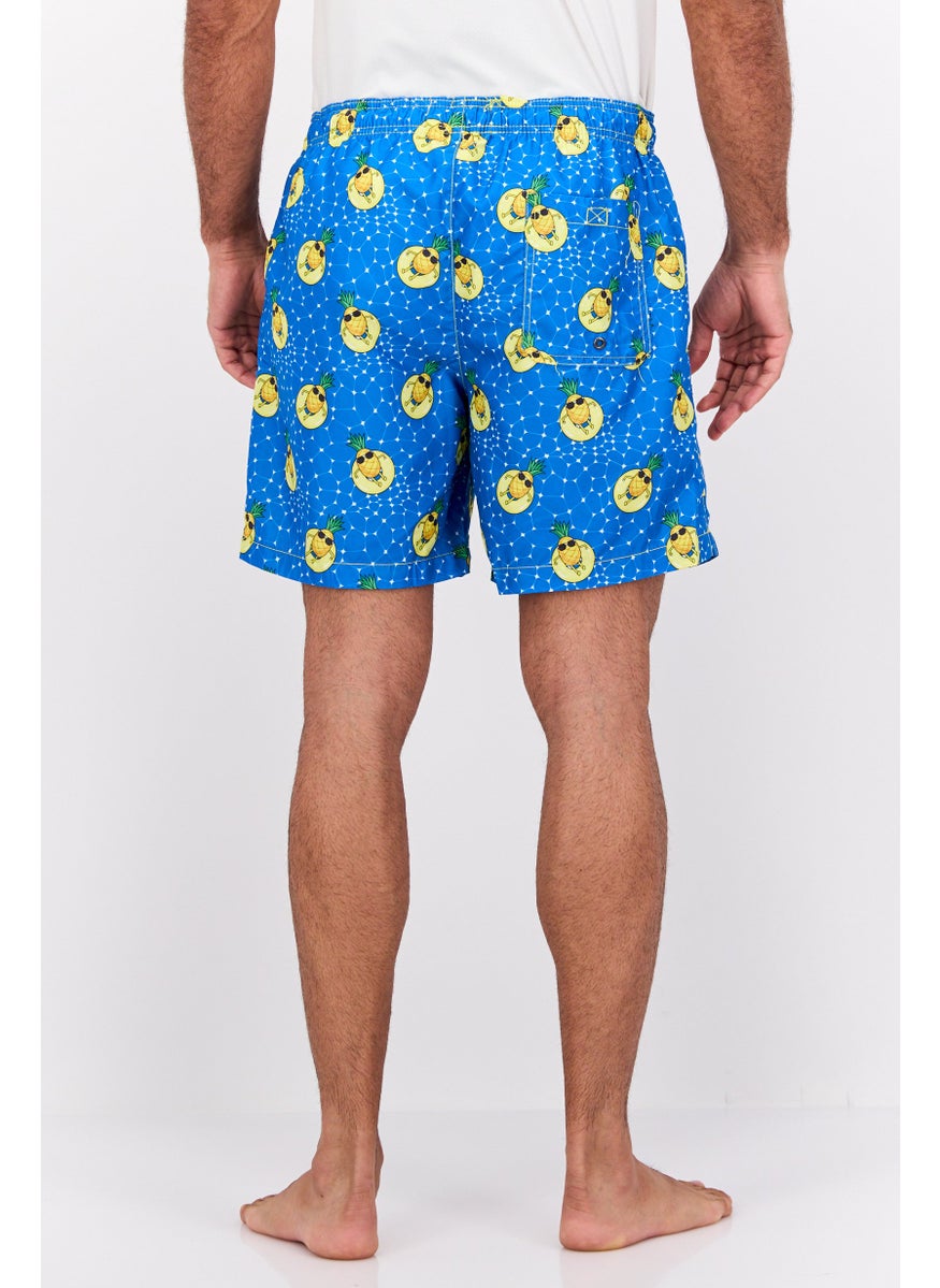 Men Allover Print Beach Short, Blue - pzsku/Z0016B91CDADCB52F02A3Z/45/_/1737641955/46da179c-65b9-43db-9d1f-cc5e605b3647