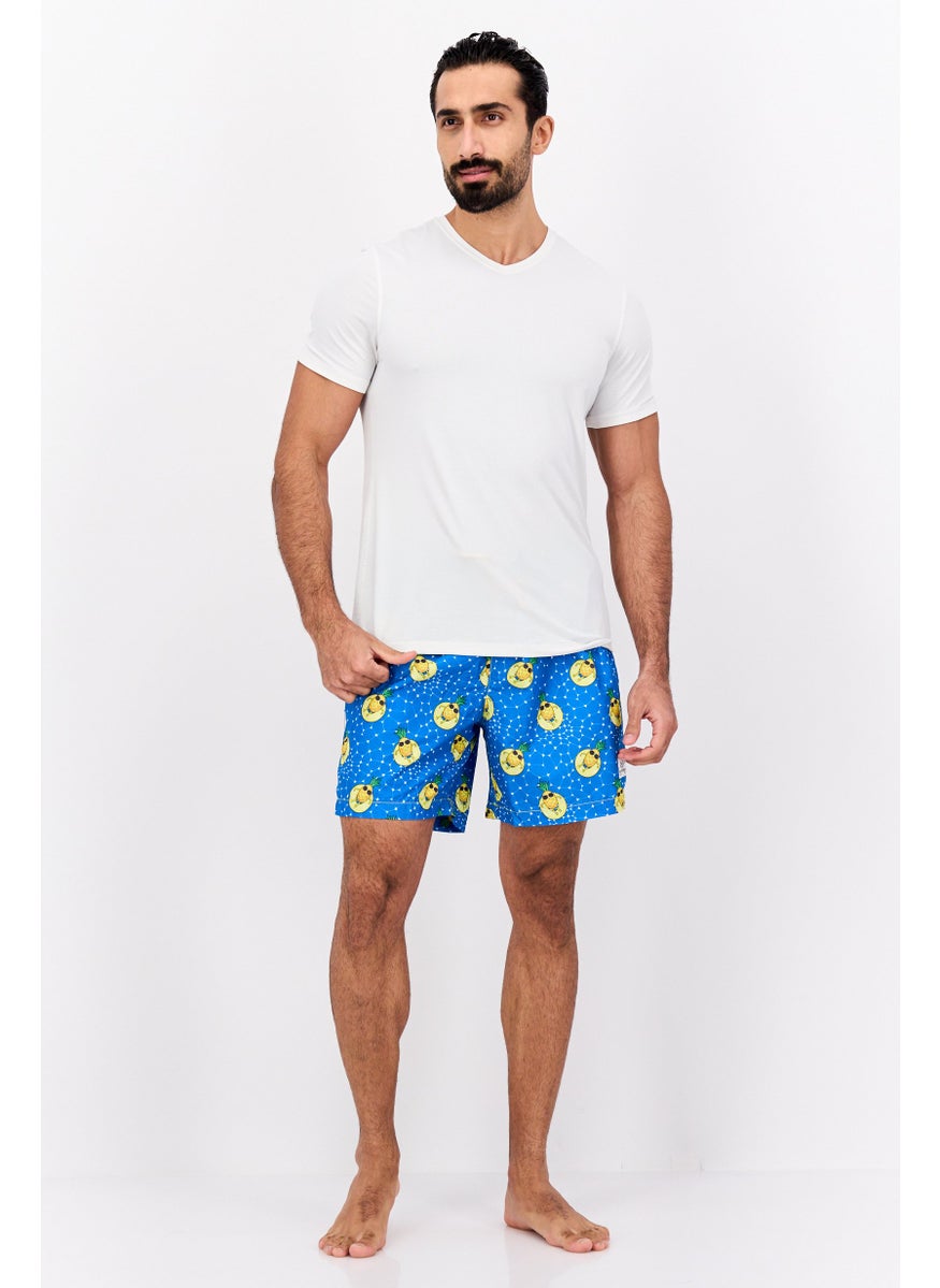 Men Allover Print Beach Short, Blue - pzsku/Z0016B91CDADCB52F02A3Z/45/_/1737641957/a0caeba2-7209-41d3-afc6-8a46f823d446