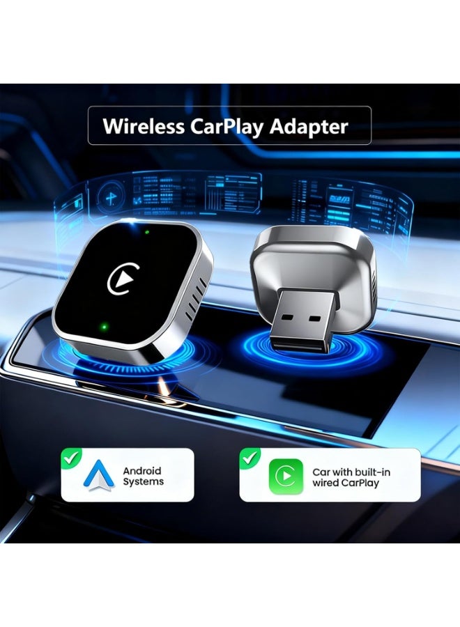 Wireless Car Adapter - Fast Auto Connect Plug & Play Mini Device for Seamless Navigation, Music & Hands-Free Driving - Image 2