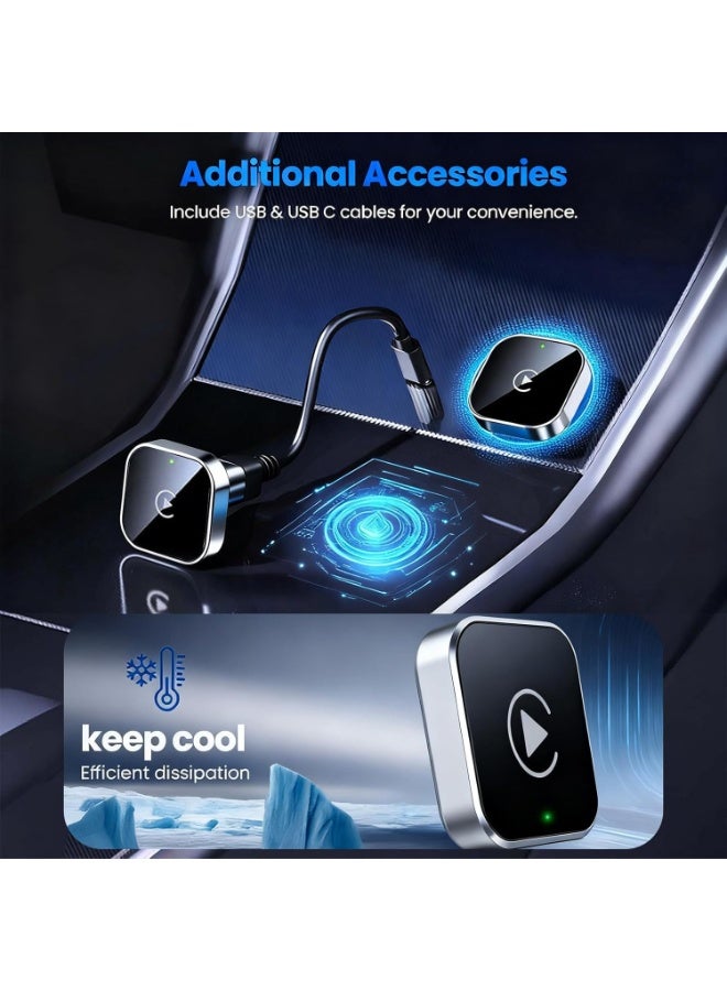 Wireless Car Adapter - Fast Auto Connect Plug & Play Mini Device for Seamless Navigation, Music & Hands-Free Driving - Image 5