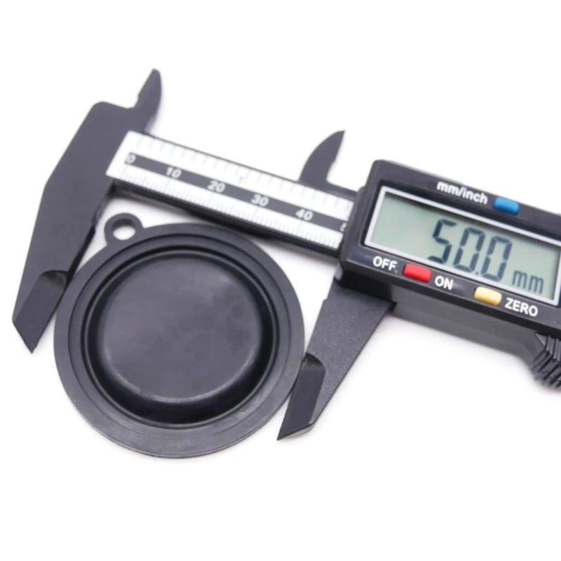 10 Pieces Professional Water Heater Pressure Diaphragm Accessories OD 45mm Black - Image 4