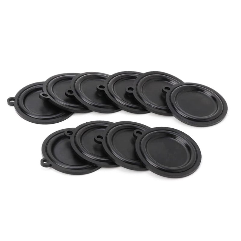 10 Pieces Professional Water Heater Pressure Diaphragm Accessories OD 45mm Black - Image 2