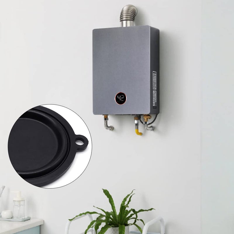 10 Pieces Professional Water Heater Pressure Diaphragm Accessories OD 45mm Black - Image 3