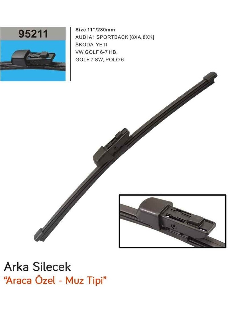 RBW 95211 Volkswagen Golf 7 SW 2013- Rear Banana Wiper  - Image 2