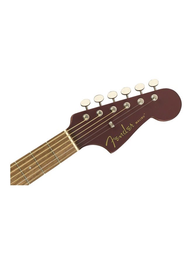 FENDER Malibu Player Acoustic Electric Guitar, Burgundy Satin, Walnut Fingerboard - Image 5