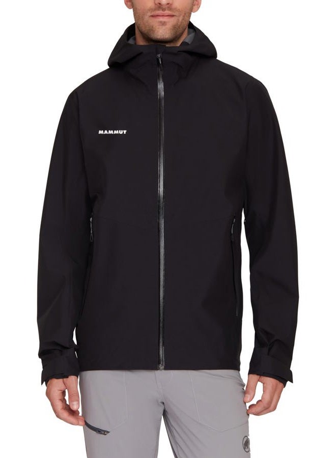 Mammut Men's Alto Light Hs Hooded Hardshell Jacket, Black, L - Image 1