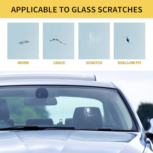 LOCBONDSO Windshield Crack Repair Kit, Glass Repair Kit Windshield, Car Windshield Repair Kit for Chips and Cracks, Quick Fix Star-Shaped Crack - Image 3