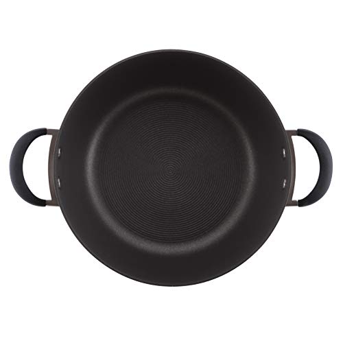 Circulon Symmetry Hard Anodized Nonstick Casserole Dish/Casserole Pan with Lid - 5.5 Quart, Black - Image 3