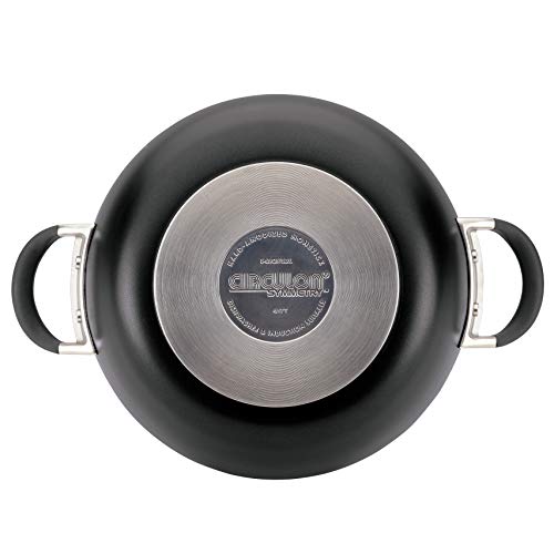 Circulon Symmetry Hard Anodized Nonstick Casserole Dish/Casserole Pan with Lid - 5.5 Quart, Black - Image 4