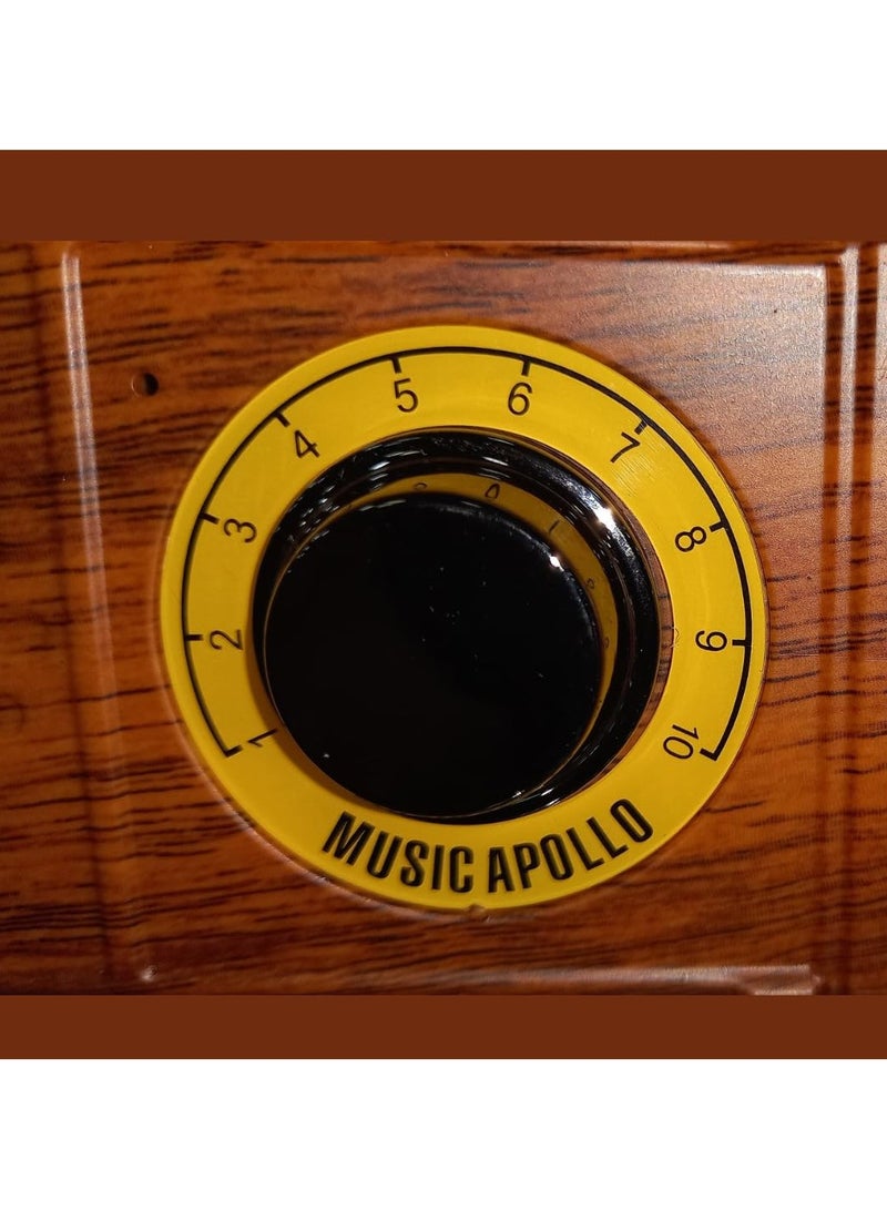 Vintage-Inspired Bluetooth Speaker & FM Radio – Portable Wireless MP3 Music Player with TF Card & USB Support - Image 5