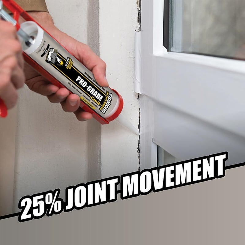 Titebond 101 Oz ProGrade 7401 Acrylic Latex WaterBased Caulk  White - Image 2