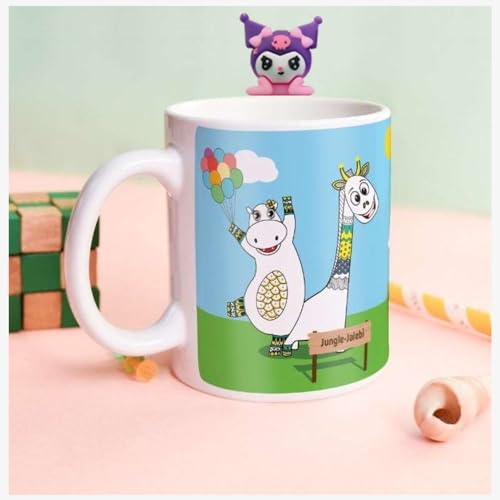 MeeTo 1Pcs Kuromi Peeking Character Sticker & Mini Figure Set Cute Cartoon Wall & Laptop Decor |Anime-Style Peek Stickers for Laptops, Monitors, Mirrors, Picture Frames, Doors & More Pack of 1 - Image 2