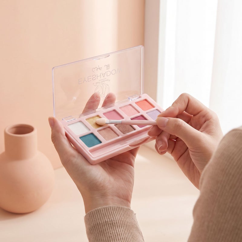 Eyeshadow Palette - 10 Vibrant Colors