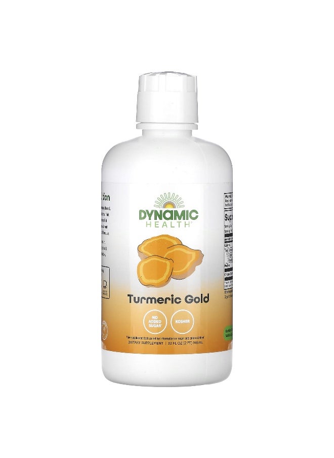 Dynamic Health Dynamic Health, Turmeric Gold, 32 fl oz (946 ml)  - Image 1