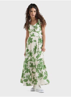 FAV Printed Sweetheart Neck Dress  - Image 4