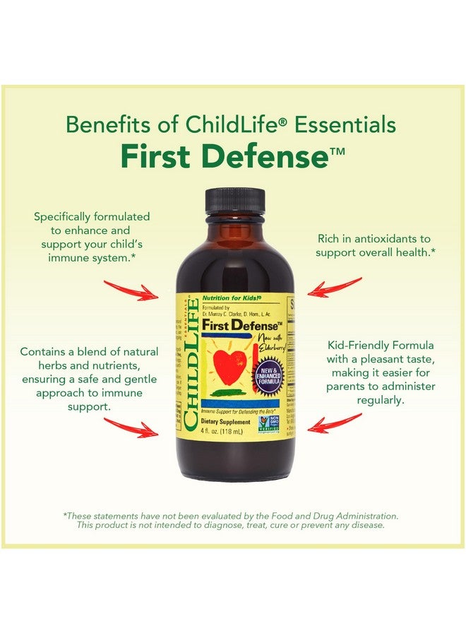 CHILDLIFE ESSENTIALS First Defense - Kids Immune Support, Immune Support for Kids, Toddlers 1-3, Babies 6 Months+, Vitamin Syrup with Elderberry, Zinc, Non GMO, Gluten Free - 4 Fl Oz (Pack of 3) - Image 5