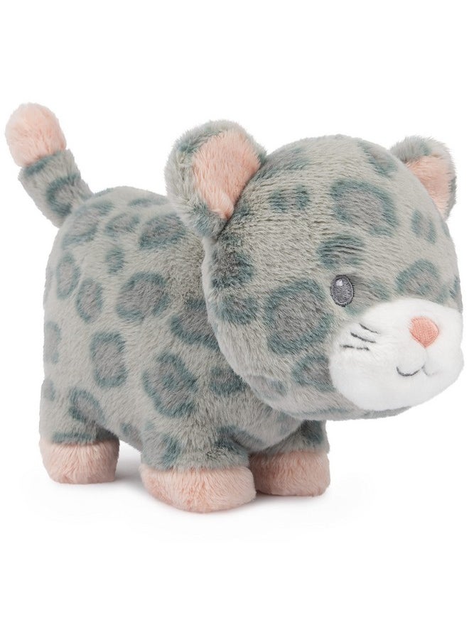 غاند دمية محشوة على شكل نمر من مجموعة Baby Safari Friends مع جرس، لعبة حسية للحيوانات المحشوة للأطفال والمواليد الجدد، باللون الرمادي/الوردي، 7 بوصات  - Image 1