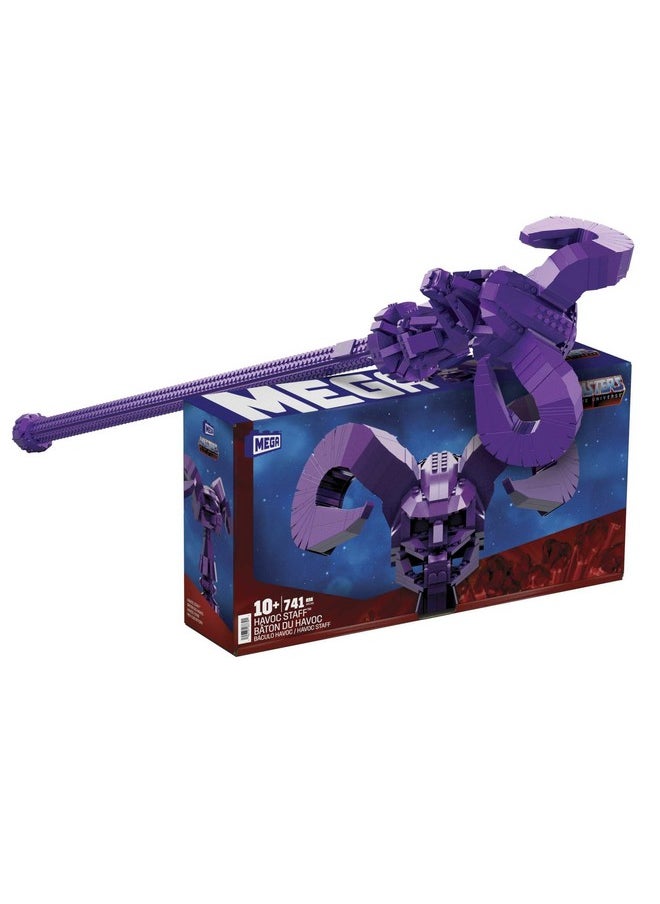 Mega Brands Mega Masters of The Universe Building Set, Havoc Staff with 741 Pieces, 40 Inches Long, for Adult Collectors  - Image 1