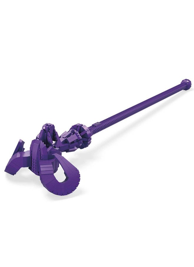Mega Brands Mega Masters of The Universe Building Set, Havoc Staff with 741 Pieces, 40 Inches Long, for Adult Collectors  - Image 2