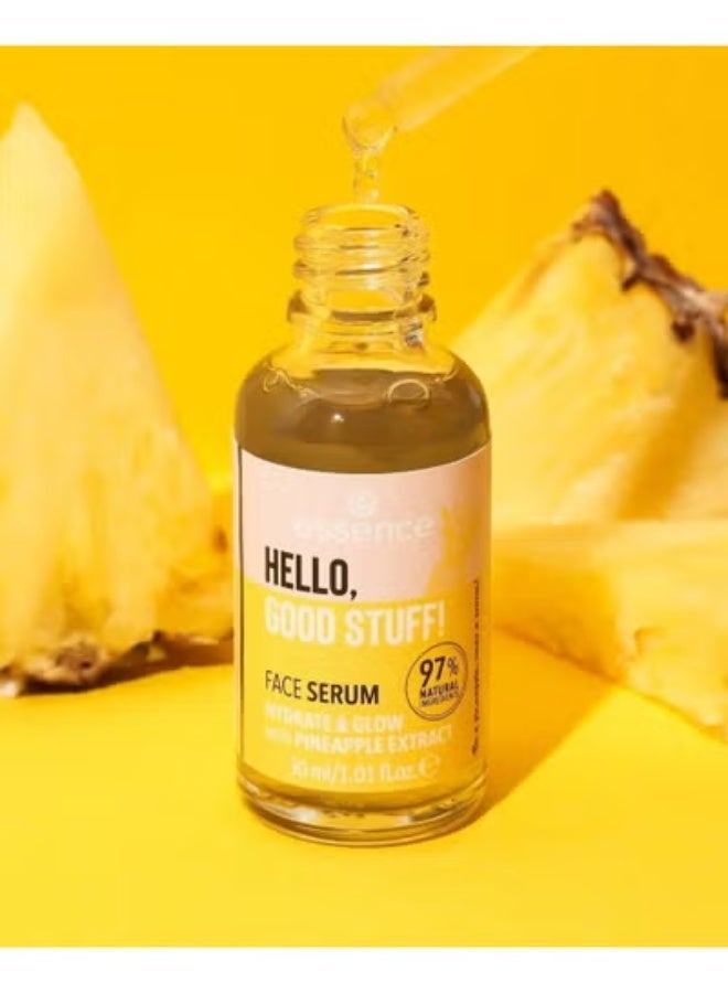 Essence Hello Good Stuff Moisturizing Facial Serum with Pineapple Extract - 30ml - Image 2