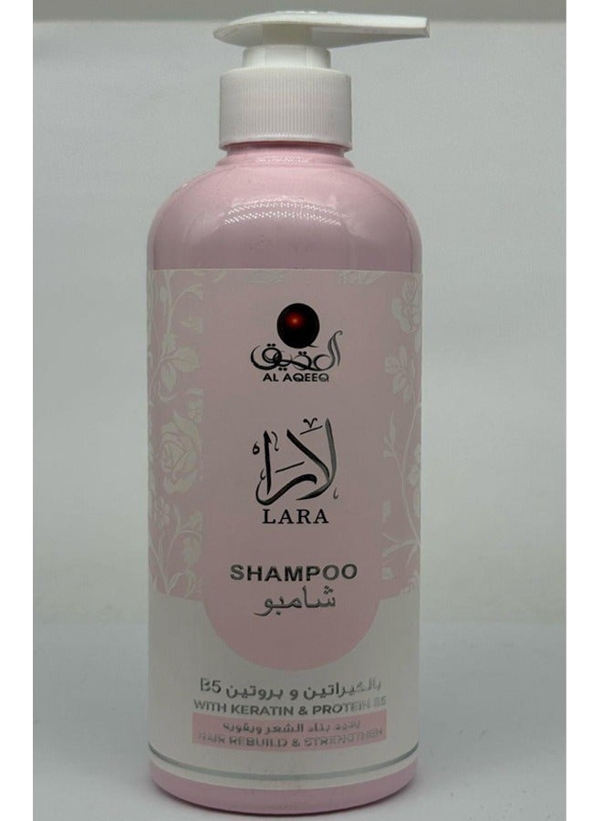 LARA SHAMPOO WITH KERATIN & PROTEIN B5 480 ML